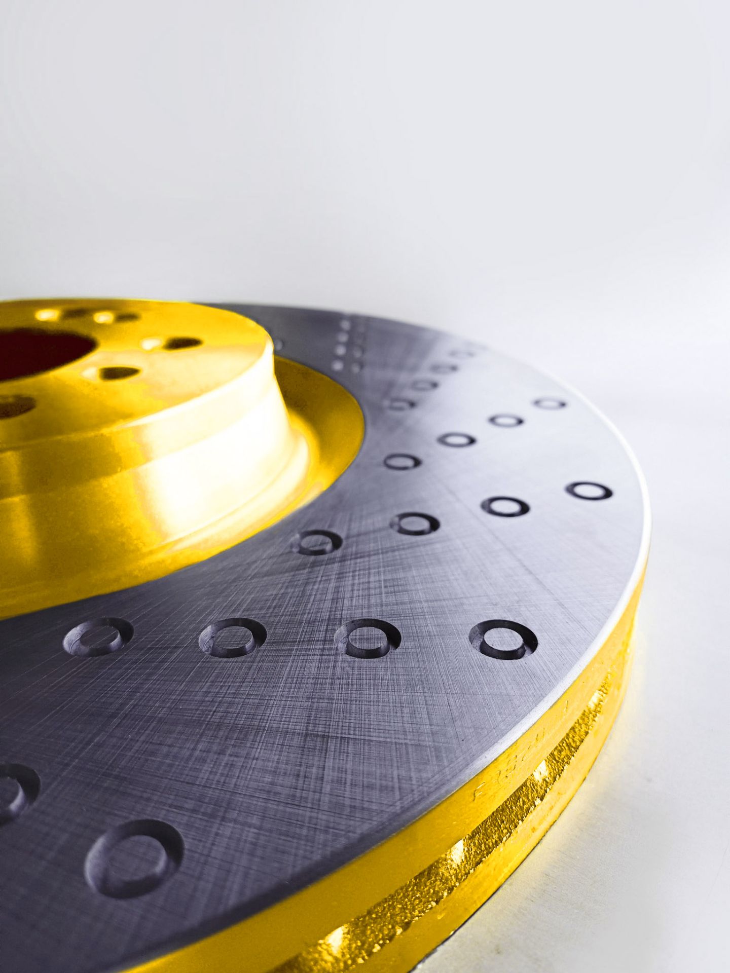 Picture of 2011 Jeep Wrangler Rubicon XBRAKES SMART SLOT YELLOW Front Rotor X11091825Y